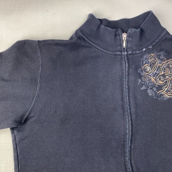 Harley-Davidson GOLD WINGS Blue Full Zip Sweatshirt! J&L SIOUX FALLS SD Sz M - Picture 3 of 16